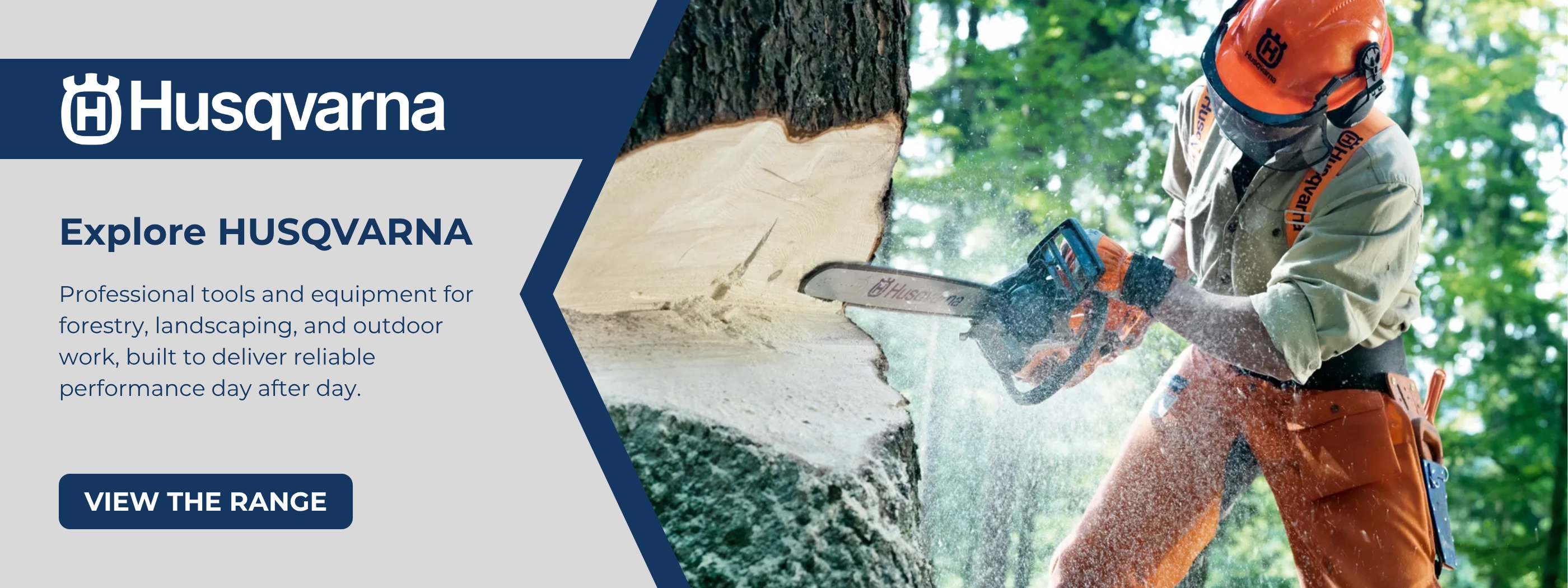 Explore professional Husqvarna tools and equipment